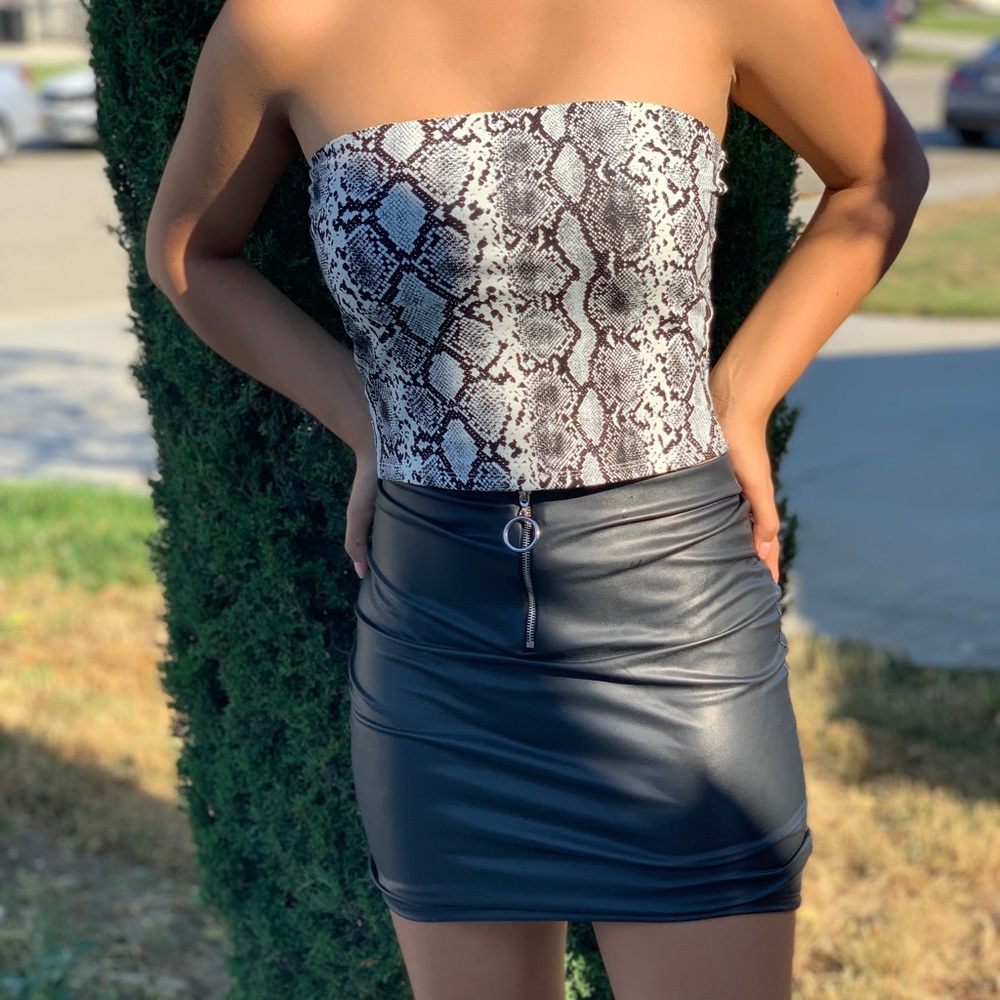 Snake Tube Top